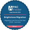 APAC Insider award 2026 Migration law firm of the year